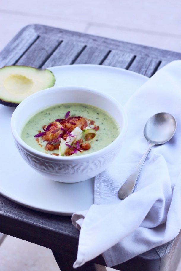 Avocado, Cucumber and Mint Soup - Finger, Fork & Knife